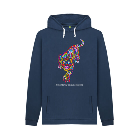 Chila Kumari Singh Burman: Tiger Drawing hoodie